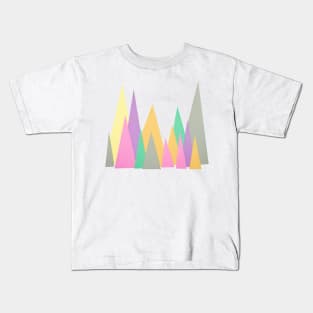 Pastel Peaks Kids T-Shirt